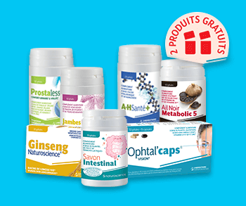 2 produits gratuits - Laboratoire Naturoscience