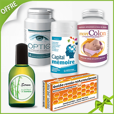  Offre Santé Optimale<br /><sous-titre><normal-weight>L’occasion de découvrir des</normal-weight> compléments de qualité au service de votre bien-être.</sous-titre><p><b>Résistez aux virus et Boostez votre IMMUNITÉ - Préservez votre mémoire - Purifiez votre organisme - Améliorez votre vision - Apaisez vos douleurs articulaires</b></p>