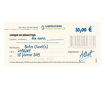 Chèque cadeau - Laboratoire Naturoscience