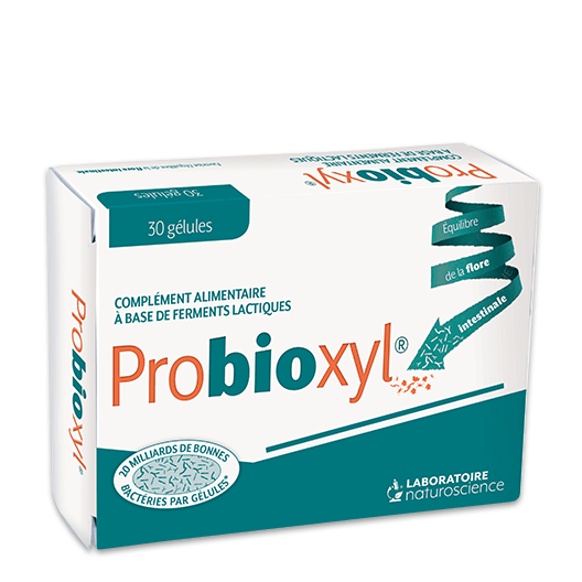 gélules de complémentaire alimentaire Probioxyl - Laboratoire Naturoscience